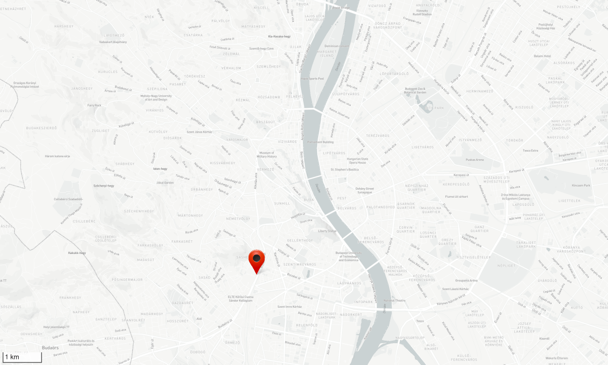 Map of Budapest