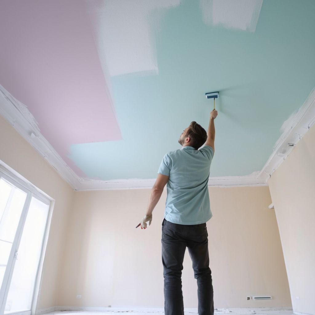 Person cleaning home